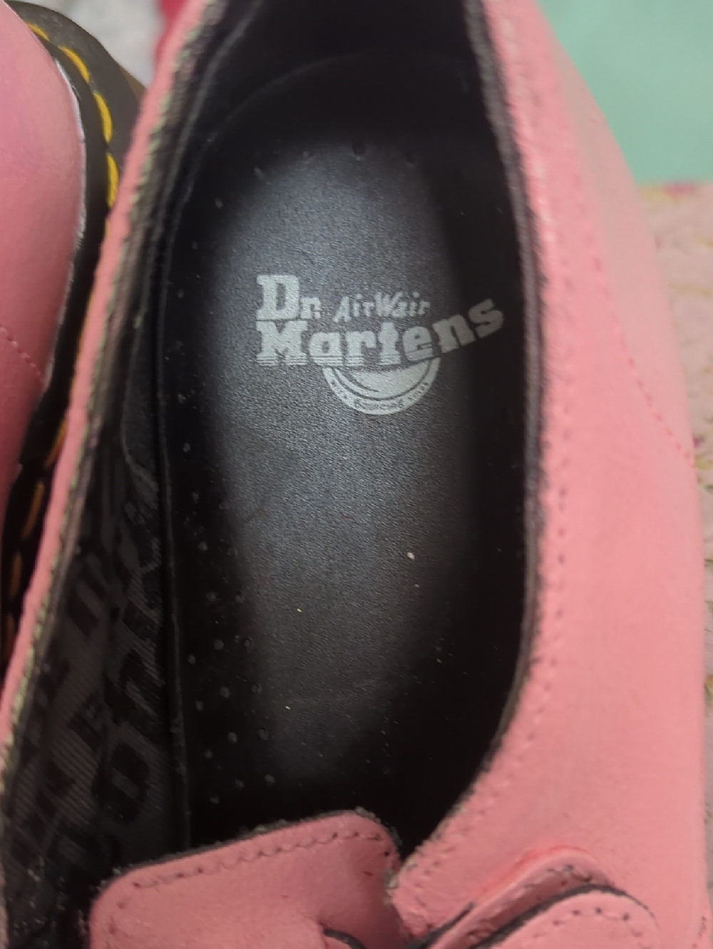 Doc Martens Air Wair Mary Janes DIY Custom Color Petal Pink Size 11 - Picture 9 of 15